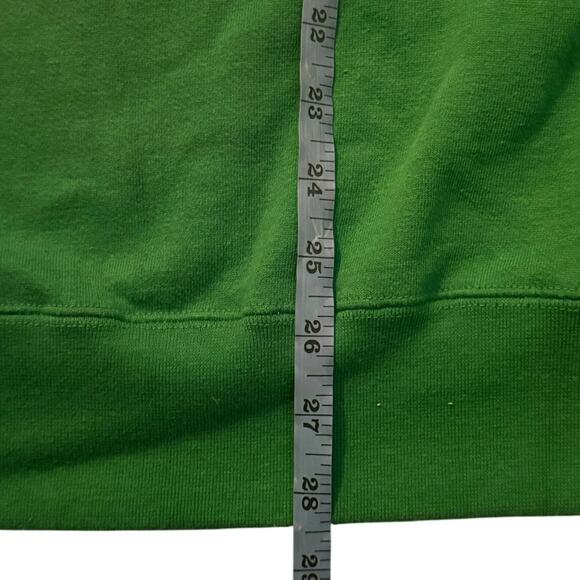 Vintage 90s Boston Celtics Embroidered Green Crewneck with Spellout Back Adult L - Picture 5 of 5